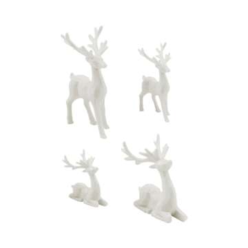 Tim Holtz Idea-Ology 2023 Christmas Holiday Salvaged Figures - Large & Small + Salvaged Reindeer - Bundle of Three Items