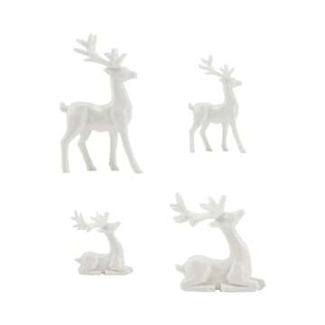 Tim Holtz Idea-Ology 2023 Christmas Holiday Salvaged Figures - Large & Small + Salvaged Reindeer - Bundle of Three Items
