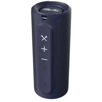 Blue Tees Golf The Player Magnetic Bluetooth Speaker Securely Attaches to Golf Cart - IPX7 Waterproof - USB Charge Out - Navy