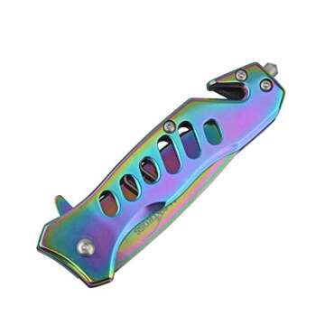 ALBATROSS EDC Tactical Folding Pocket Knife with Safety Features