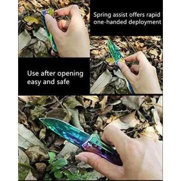 ALBATROSS EDC Tactical Folding Pocket Knife with Safety Features