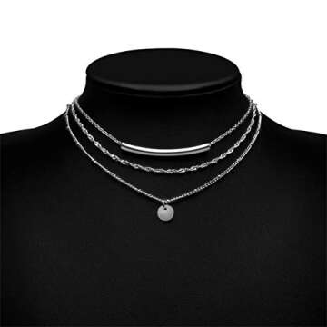 Stylish Aisansty Layered Necklace Set for Women