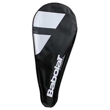 Babolat (New Logo) Tennis Racquet Racket Cover Case Bag - Black/White