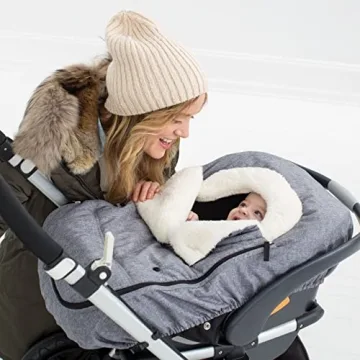 Stylish Skip Hop Winter Car Seat Cover for Baby Comfort