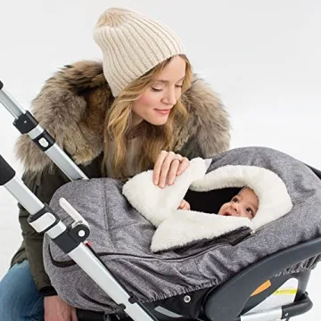 Stylish Skip Hop Winter Car Seat Cover for Baby Comfort
