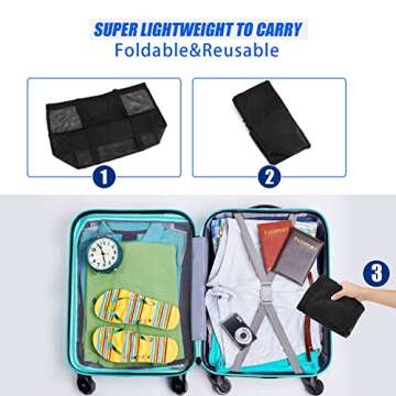 Extra Large Mesh Beach Tote Bag for Women - Ideal for Families