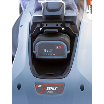 SENIX X5 58V Max Electric Lawn Mower with 13-Gallon Bag