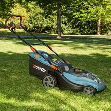 SENIX X5 58V Max Electric Lawn Mower with 13-Gallon Bag
