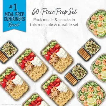 Bentgo Prep Meal Prep Kit - 60-Piece Reusable Containers