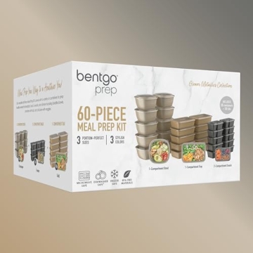 Bentgo Prep Meal Prep Kit - 60-Piece Reusable Containers