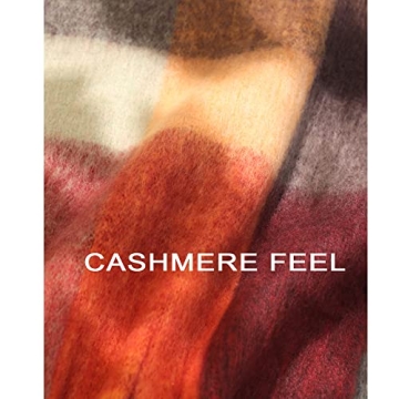 Cozy Women's Plaid Winter Scarf for Warmth & Style