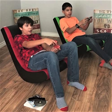 Classic Video Rocker Floor Gaming Chair for Kids and Teens