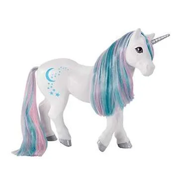 Breyer Horses Color Changing Bath Toy | Luna The Unicorn | Purple / Pink / White with Surprise Blue Color | 8.5" x 7" | Ages 3+ | Model #7233, Purple, White, Pink