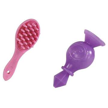 Breyer Horses Color Changing Bath Toy | Luna The Unicorn | Purple / Pink / White with Surprise Blue Color | 8.5" x 7" | Ages 3+ | Model #7233, Purple, White, Pink