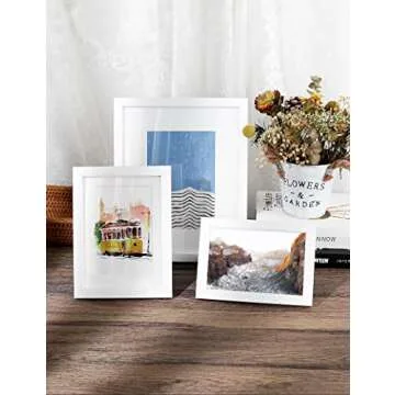 Annecy 9x12 Picture Frames (1 Pack, White), Simple Designed Photo Frame, For Pictures 9x12 for Wall Mounting, Classic Simple Home Office Decor