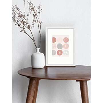 Annecy 9x12 Picture Frames (1 Pack, White), Simple Designed Photo Frame, For Pictures 9x12 for Wall Mounting, Classic Simple Home Office Decor