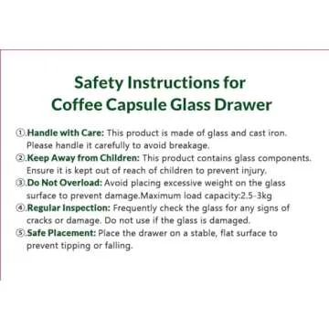 RECAPS Coffee Pod Holder Storage Pod Drawer Pods Holder Compatible with Nespresso Original Line Coffee Pods Kitchen Organizer Holds 60 Pods