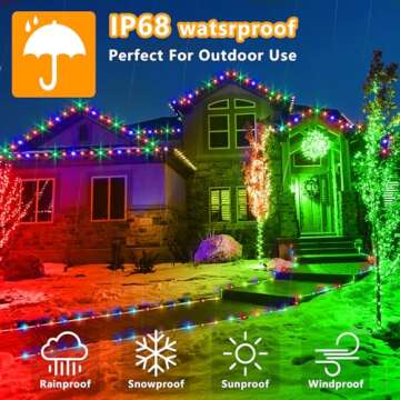 GLPE LED Rope Lights Indoor with USB Powered, 66ft 200 LED String Lights Outdoor Waterproof, Tube Lights with 16 Color Changing,Rope Lights for Outside Christmas, Garden, Party,Camping