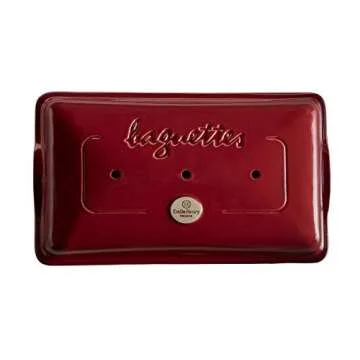 Emile Henry Baguette Baker in Burgundy for Perfect Crusts