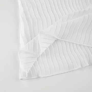 Women's Y2K Button Down Shirt Blouses Solid Flare Sleeve Crop Top Vintage E-Girl Streetwear(AC-White,S)