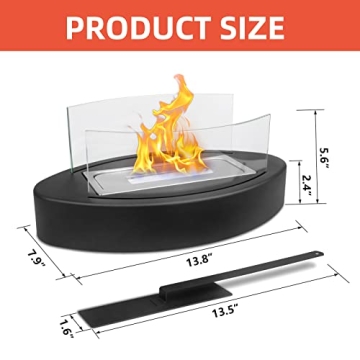 KORNIFUL Tabletop Fire Pit for Indoor and Outdoor Fun