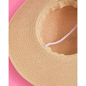 Tan Bride Sun Hat for Bachelorette Parties and Gifts