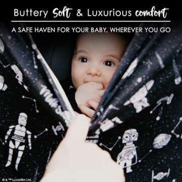 Milk Snob Star Wars 5-in-1 Baby Cover for Nursing and More