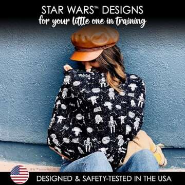 Milk Snob Star Wars 5-in-1 Baby Cover for Nursing and More