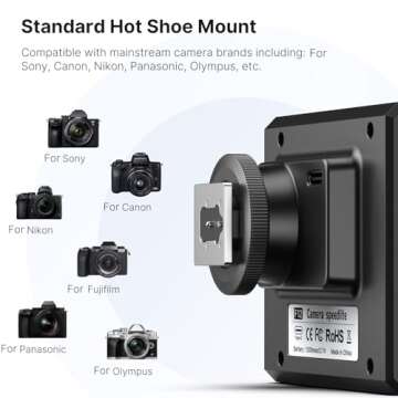 VIJIM LM20 Mini Flash Speedlite for Canon/Fuji/Sony/Nikon/Panasonic Olympus Pentax, Digital Camera S...