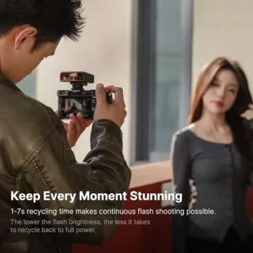 VIJIM LM20 Mini Flash Speedlite for Canon/Fuji/Sony/Nikon/Panasonic Olympus Pentax, Digital Camera Speedlight, L044GBB1