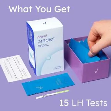 Proov Predict & Confirm Ovulation | Predict The Fertile Window and Confirm Successful Ovulation with one Dual-Hormone Test kit | 15 LH Tests and 5 FDA Cleared PdG Tests | One Cycle Pack