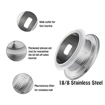 Heat Resistant 68Oz Glass Pitcher with Lid