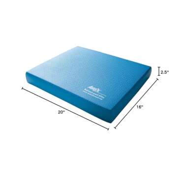 AIREX Balance Pad – Stability Trainer for Balance, Stretching, Physical Therapy, Exercise, Mobility, Rehabilitation and Core Training Non-Slip Closed Cell Foam Premium Balance Pad