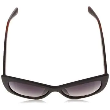 TAHARI womens Th558 UV Protective Cat Eye Women s Sunglasses Wear Year Round Elegant Gifts for Women 57 mm, Black & Tortoise, 70 mm US