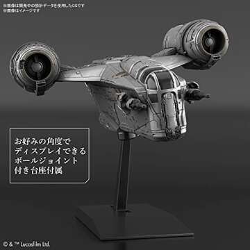 Bandai Hobby Razor Crest Silver Coating Model Kit