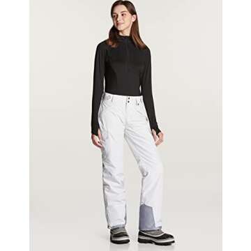 TSLA Women's Waterproof Insulated Ski Pants for Winter