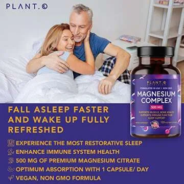 Plant.O Premium Vegan Magnesium Supplement for Sleep