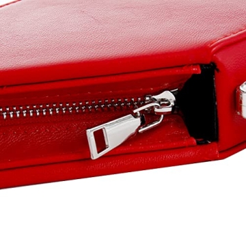 Stylish Women's Evening Clutch Bag in Love Red