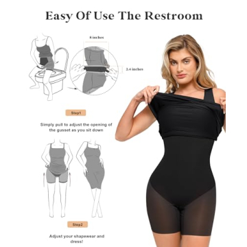 Stylish Popilush Mini Dress with Built-in Shapewear