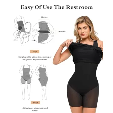 Stylish Popilush Mini Dress with Built-in Shapewear