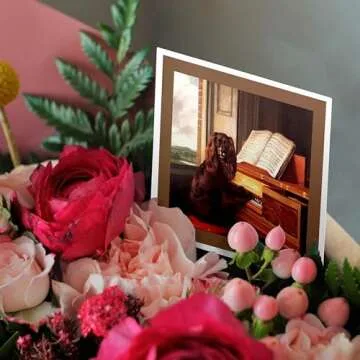 3dRose Dog Piano Greeting Cards - Quality & Charm