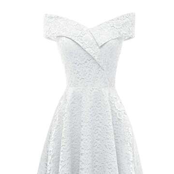 Lace Cocktail Dress | Sleeveless Off Shoulder Midi Dress Women || Fashion Story