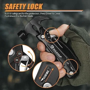 Ultimate 15-in-1 Multitool Hammer for Outdoor Enthusiasts
