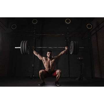 Clout Fitness Olympic Barbell Clamps Collars Quick Release Pair of Locking Weight Clips Fit 2 Inch Barbell for Weightlifting Pink