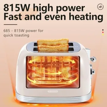 Wiltal Retro Toaster: Stylish, Safe & Compact