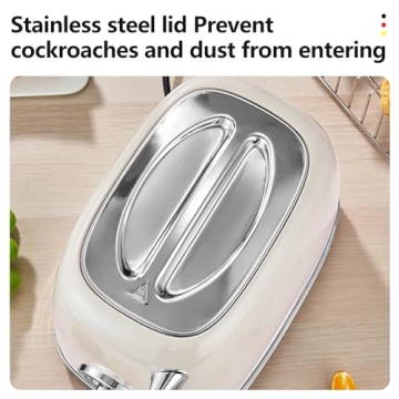 Wiltal Retro Toaster: Stylish, Safe & Compact