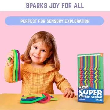 BUNMO Easter Basket Stretchy Sensory Strings for Kids