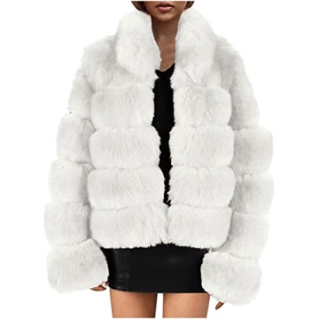 Winter Faux Fur Cropped Jacket for Women - 2024 Fashion