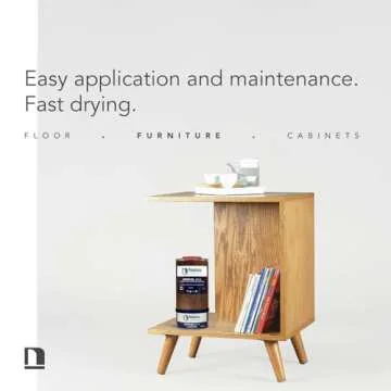 Natura Onecoat 2 Component Wood Stain Oil, 360 mL (12.17 fl oz), Clear, Easy to Apply, Very Low Odor, Linseed Oil, Interior Furniture & Flooring, Dries Fast, VOC/Solvent Free, Durable Hardwax Oil