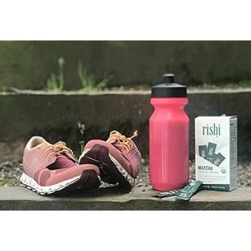 Rishi Tea Matcha Green Herbal Tea Powder To-Go Travel Sticks | Immune System Booster, Organic, Naturally Sweet, Highly Caffeinated, Energy-Boosting | 12 Packets, 0.63 oz (Pack of 1)